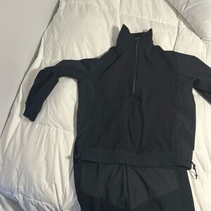 Athleta track suit, 3/4 zip sweatshirt